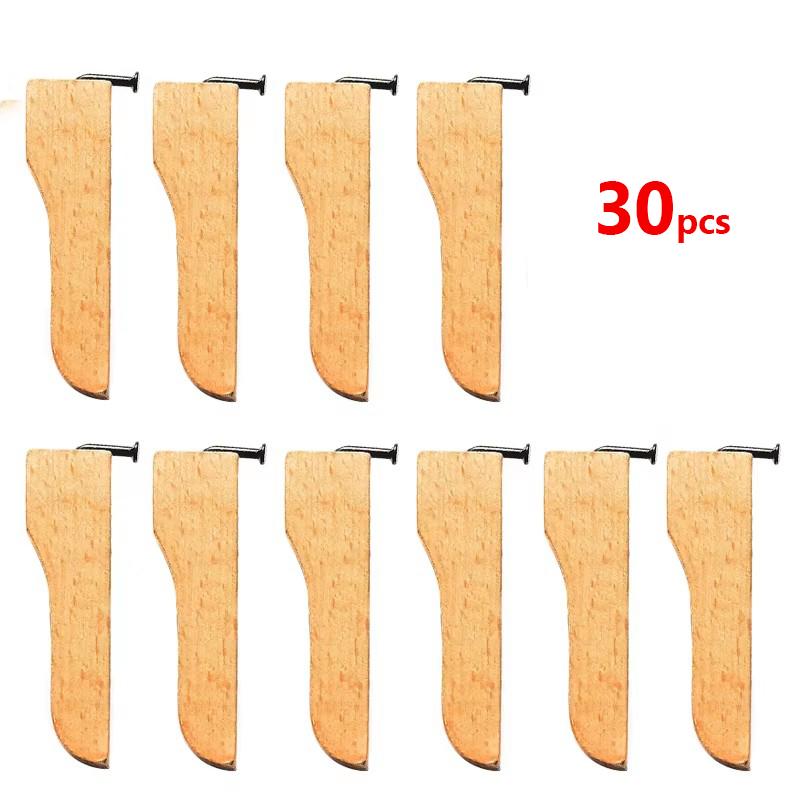 Creative Beer Bottle Opener Solid Wood Nail Magnetic Cap Opener Ergonomic Handle Wine Opener For Kitchen Accessories