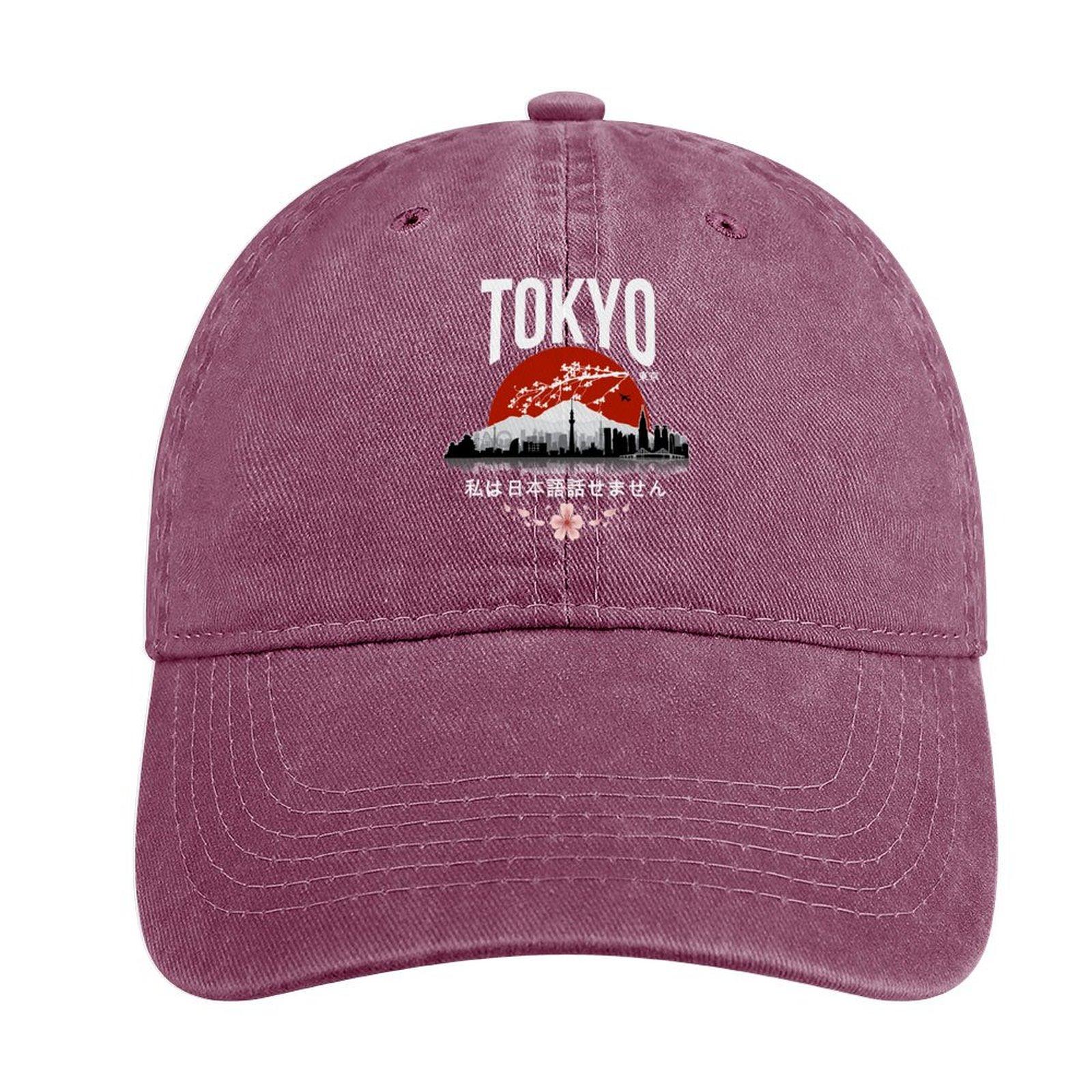 

Токио - я не говорю по-японски: Белая версия ковбойской шляпы Snapback Cap модная шляпа для гольфа унисекс женская
