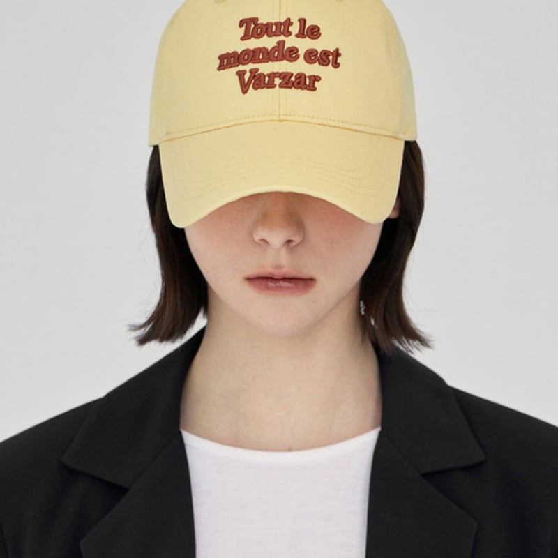 

VARZAR TMV Lettering Ball Cap [Twill Yellow] FREE