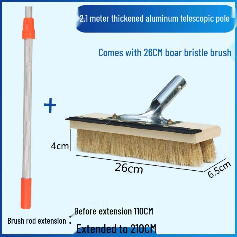 Truck & Bus Cleaning Boar Bristle Brush and Snow Mop