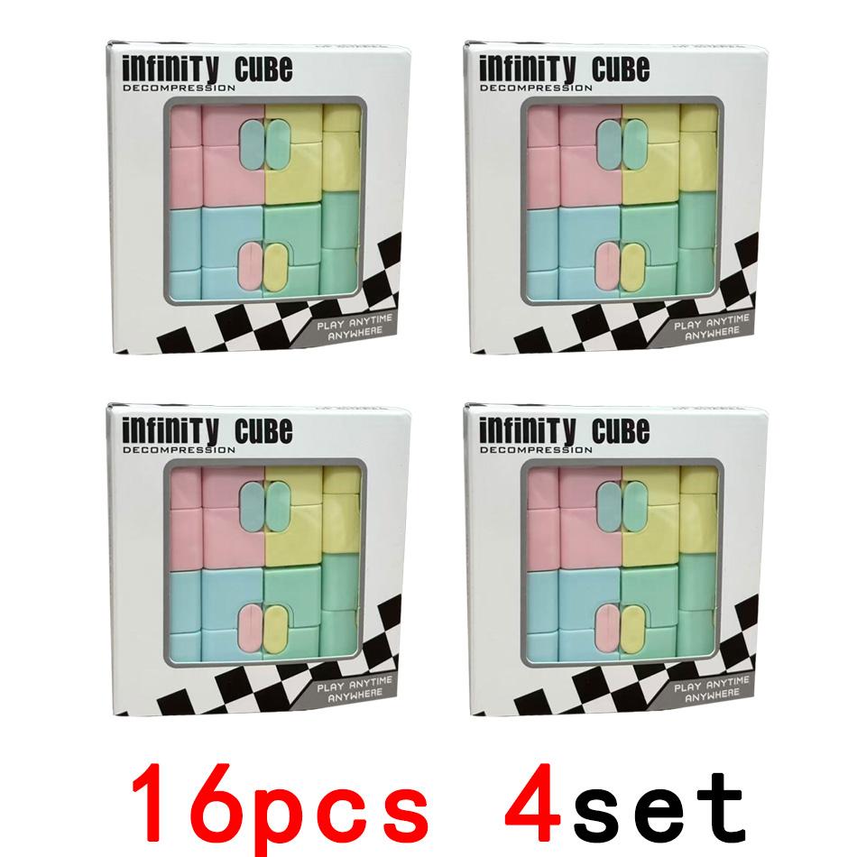 Magic Puzzle Cube Anti-Stress Relief Toy For Adults & Children With Special Needs Funny Infinite Flip Sensory Xmas Gift