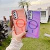 Suitable for Samsung A56 Mobile Phone Case Colorful Hardware Magnetic Absorption A55 A06 Full Inclusive Super Anti-fall