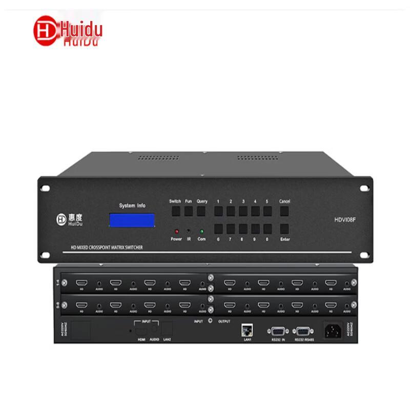 HuiDu HDVI08F+plus Professional Seamless Matrix Switcher (CN Version)