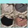 Women's Summer Ice Silk Underwear Comfortable Breathable Low Waist Triangle Shorts Available In Multiple Colors And Sizes