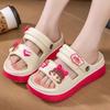 Fashion Cute Summer Slippers Women's EVA Outer Wear Non-Slip Odorless Beach Shoes Versatile Casual Home Use Sandals Fringe Element