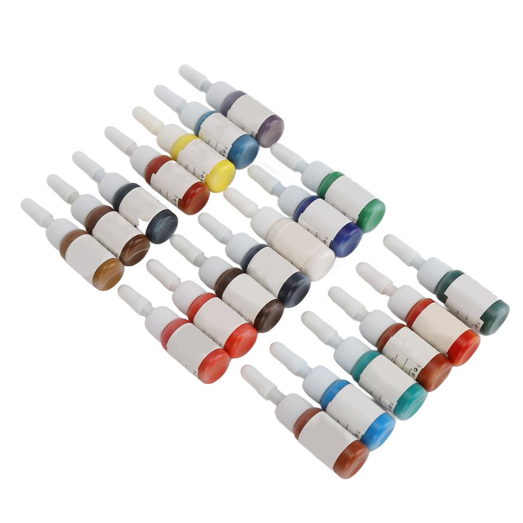 20 Colors 5ml Tattoo Ink Set Colorfast Professional Tattoo Pigment Kit Body Paint Tool