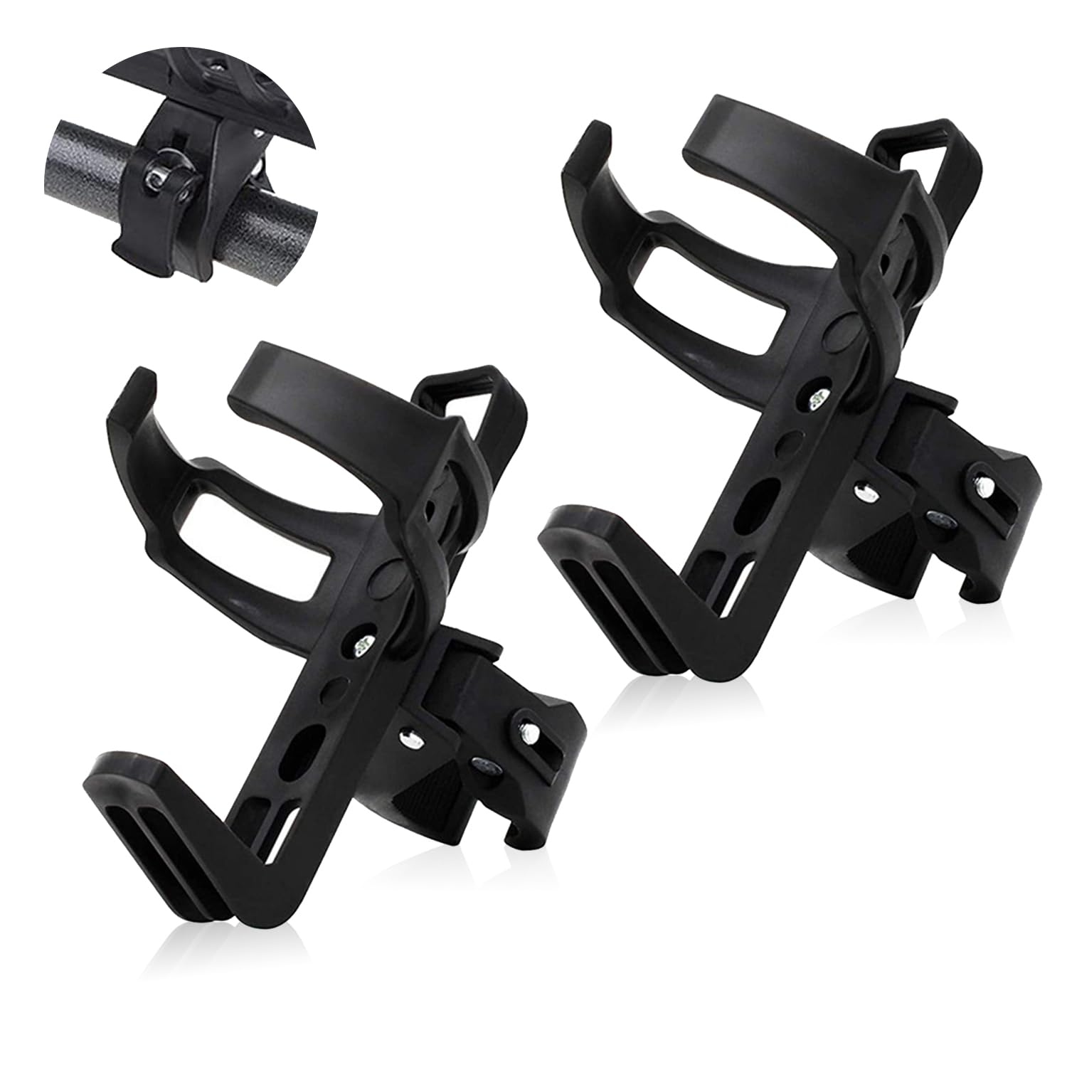 

Bicycle Bottle Cage Drink Holder with Rotation and Adjustable Easy Ideal for Mountain Road and Cross Bikes of Ultra-lightweight 360-Degree Angle,