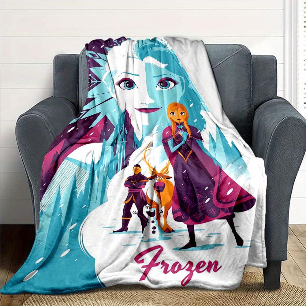 1pc, Disney Frozen Blanket Soft Throw for Outdoor Blankets, Gift Idea, Living Room, Travel, Camping