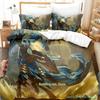 New Game Wizard Bedding Set Cartoon Anime three-piece Set Adult Kid Bedroom Duvetcover Sets 3D Kawaii Wizard Camas