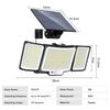 106/318 LED Solar Light Outdoor 328 LED Spotlights IP65 Waterproof Motion Sensor Human Solar Flood Security Lights 3 Modes