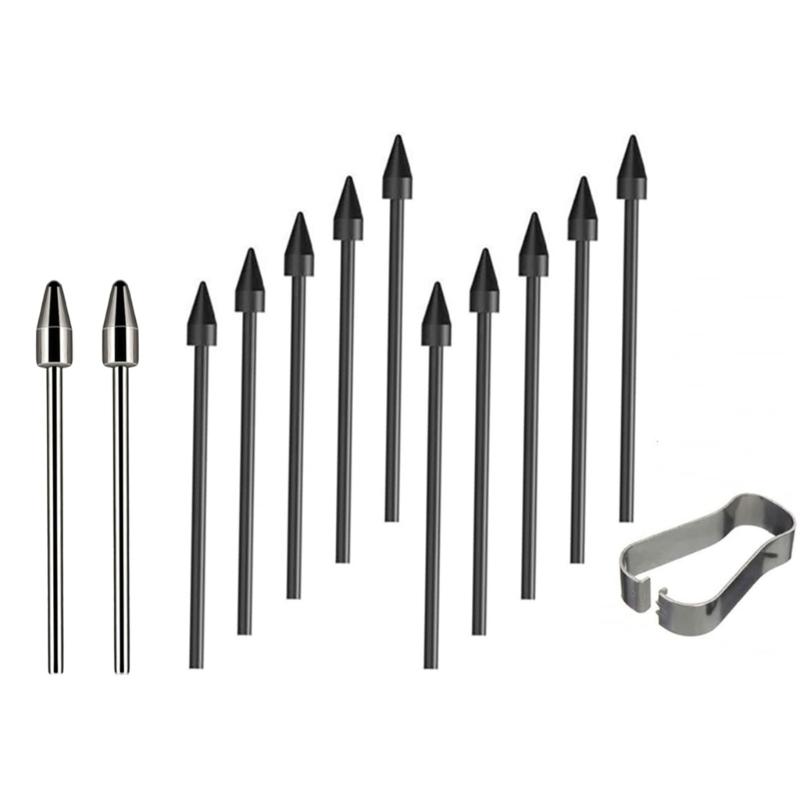 

Smooth Writing and Drawing Styluses Nibs for Tab S 6/7/7+/8/9 S23 NOTE10 20 Tablet , Plastic & Metal Tips with Clip 1