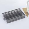 12 Grids Transparent Empty Nail Foils Plastic Storage Box False Nail Art Box Case Organizer