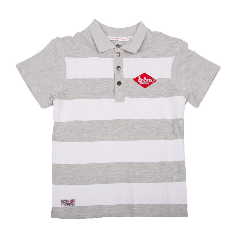 

Детская рубашка поло с короткими рукавами в крупную полоску LEE COOPER