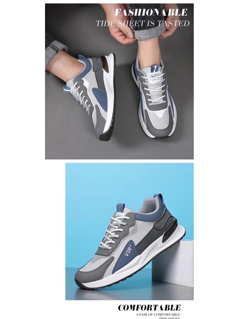 Pánské prodyšné síťované tenisky - Pohodlné, všestranné, ležérní běžecké boty se silnou podrážkou