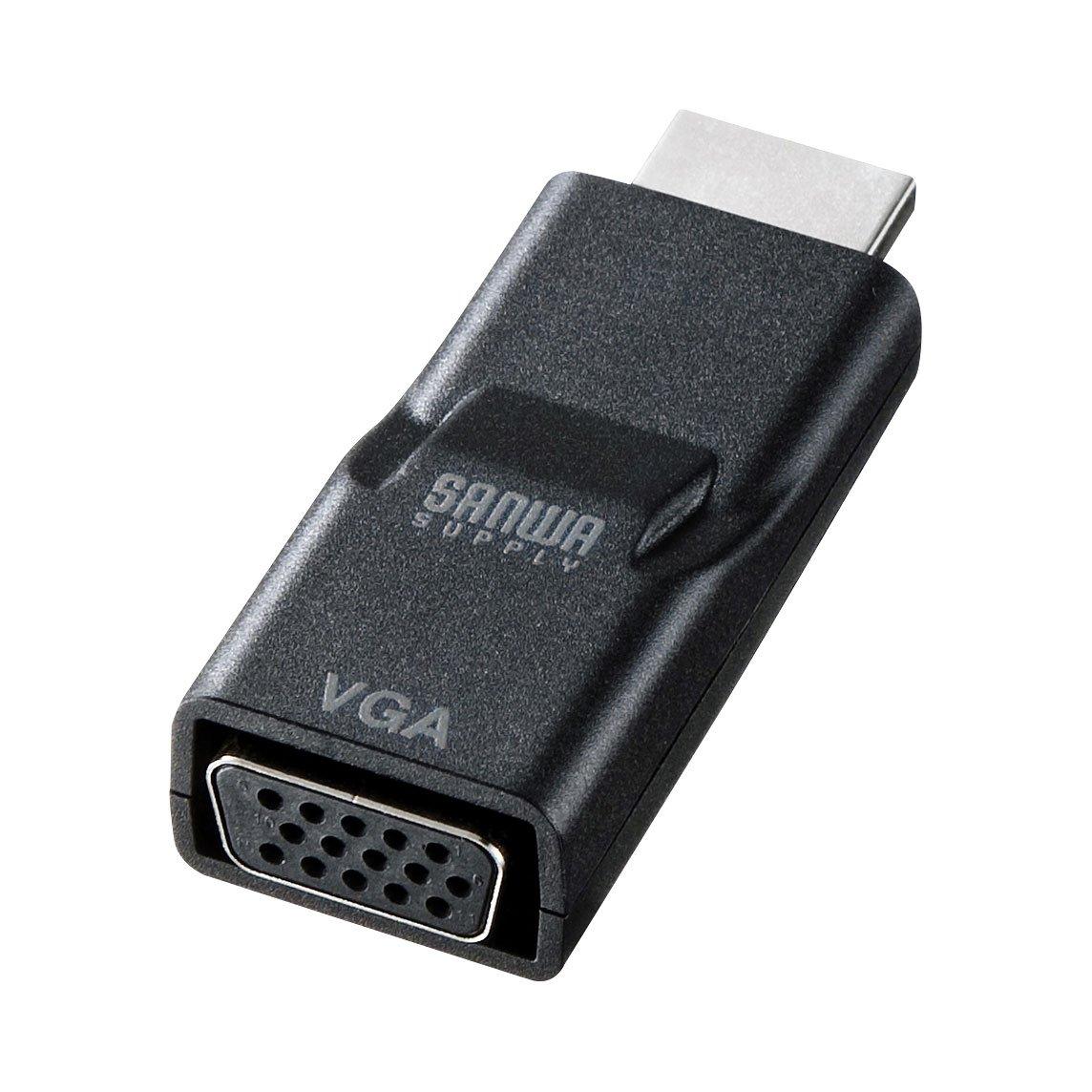 

Sanwa Supply HDMI to VGA Adapter (HDMI Male to Mini D-Sub 15-pin Female) AD-HD16VGA
