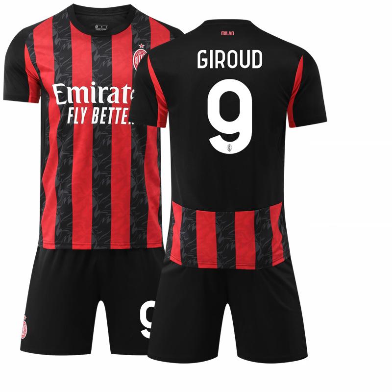 

Домашняя футболка AC Milan 2025-26 №10 Леау №14 Модрич Футбольные майки 22