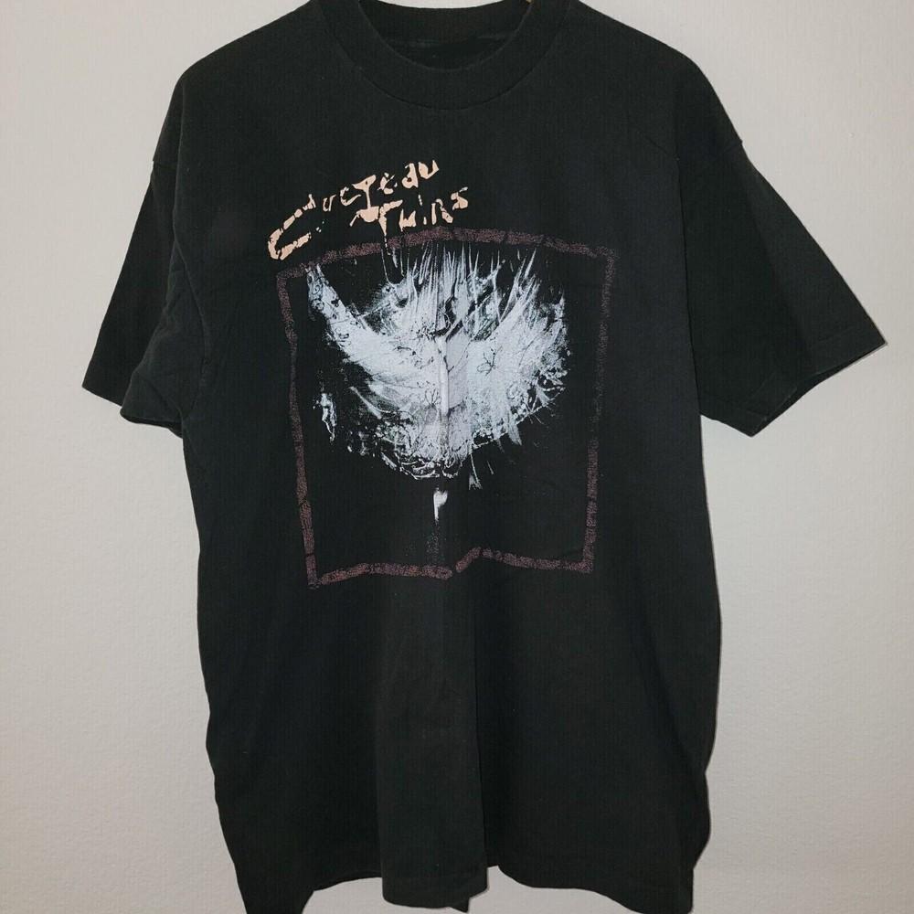 Rare Vintage Cocteau Twins Tour Black All Size T-Shirt Unisex T-Shirt XXXXL