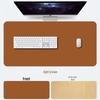 Custom Oversized PU Leather Cork Mouse Pad - Waterproof, Anti-fouling Desk and Writing Pad with Logo Printing Option
