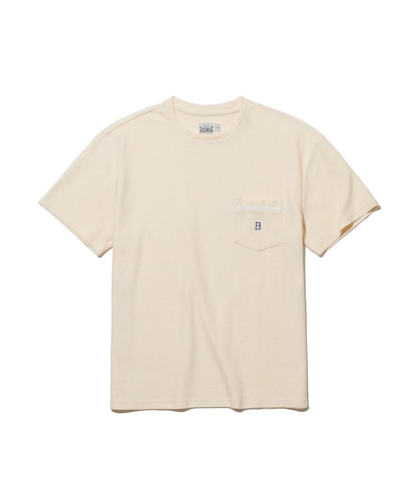 BIG UNION Terry Pocket T-Shirts / Cream