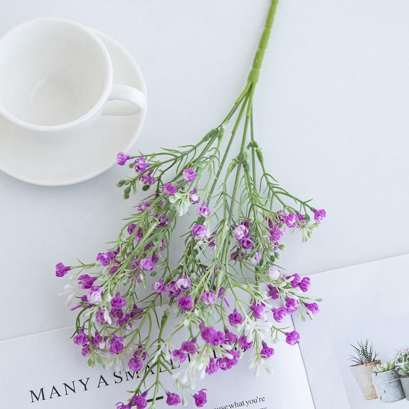 Simulated Stars All Over The Sky Artificial Flower Plant Gypsophila Wedding Bridal Bouquet Home Vase Table Party Outdoor Gadget