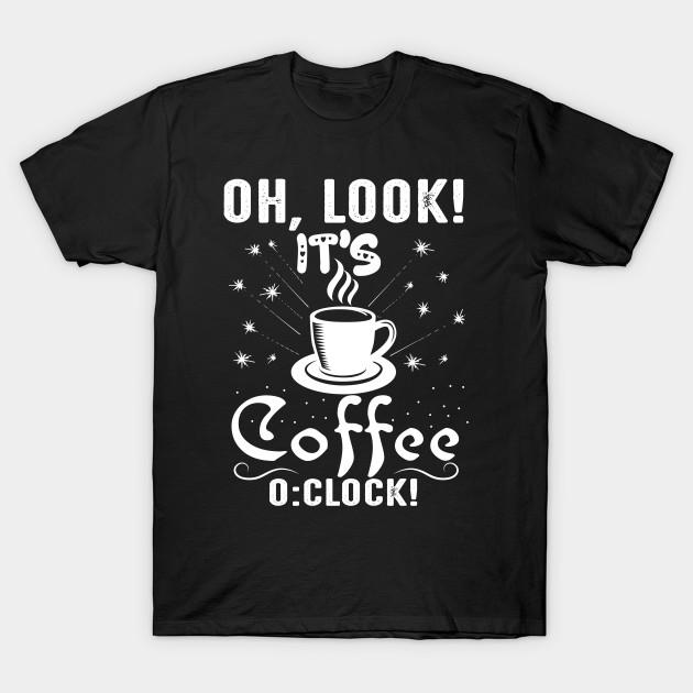 Unisex Fashion TShirt Motivational Coffee Clock Print TShirt Plus Size S-5XL T-Shirt 100%Cotton Tops O Neck Short Sleeve Tees