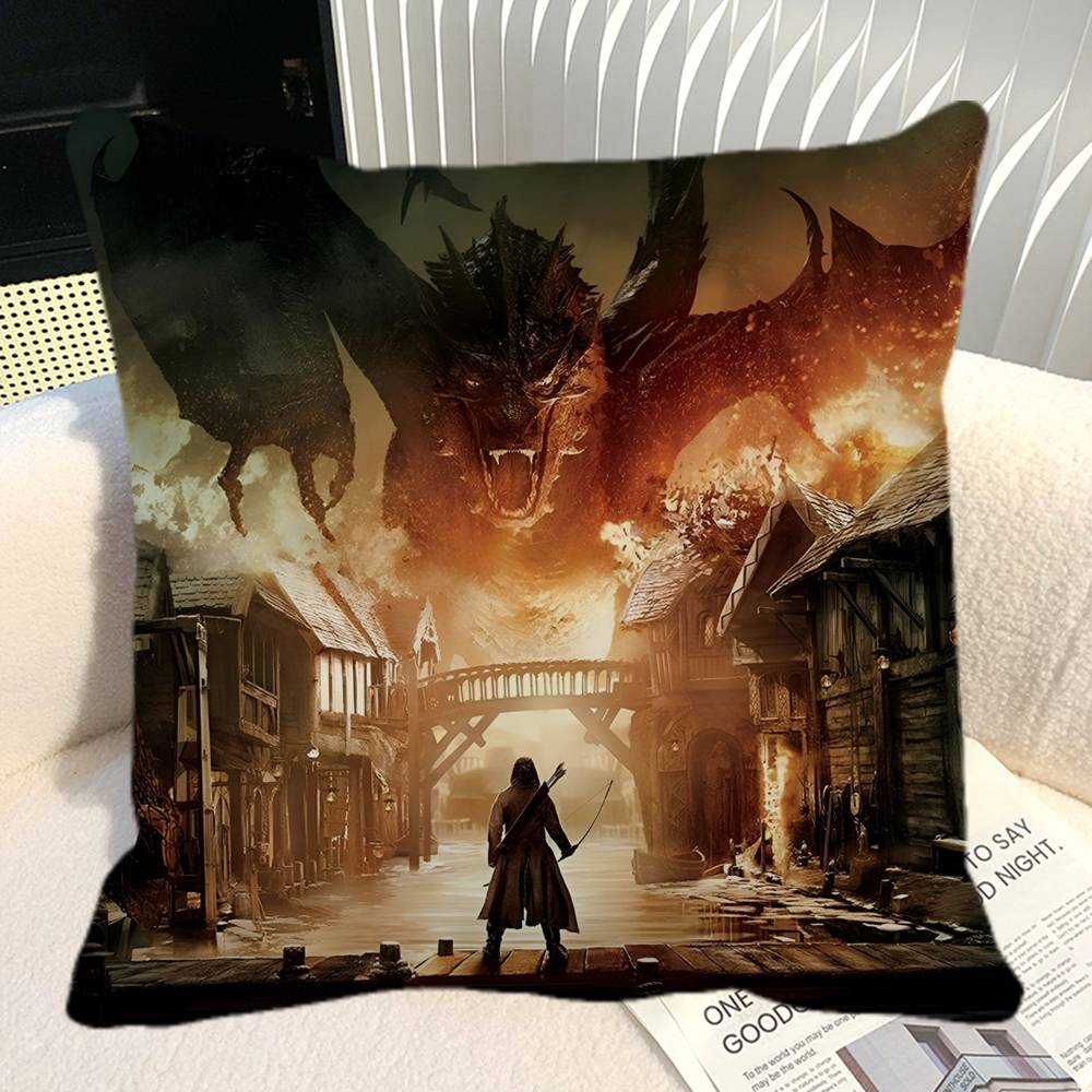 Movie TThe HHobbitt Pillow Case Square Pillow Bedroom Sofa Leisure Comfort Cushion Car Home Decoration