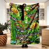 Plants vs. Zombies Print Blanket - Soft & Comfortable, for Bedroom, Travel, Sofa, Home Decoration - Birthday Christmas Gift for Friend
