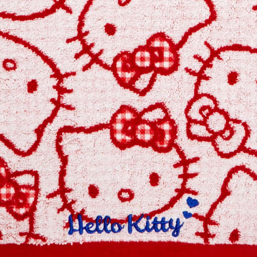 Sanrio Hello Kitty Antibacterial and Deodorant Bath Towel 800813 Silver