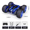 Tecnock Stunt Toy RC USB 4WD RC Birthday Gift Kids' Car, 360-Degree Rotation, Double-Sided Operation, Type-C Rechargeable, Off-Road Car, Boys' (Blue)