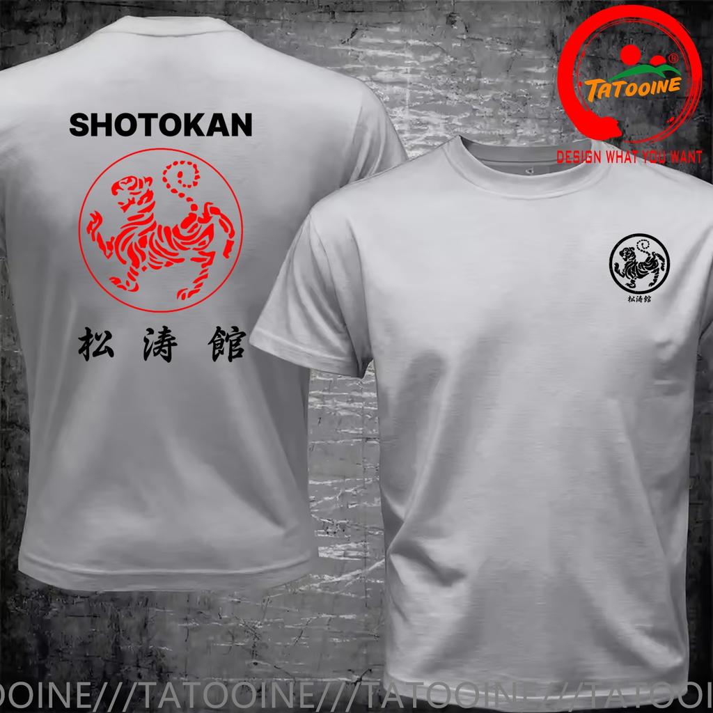 Funny Design Japan Kanji Shotokan Karate Dojo Shirt Unisex Fashion Trendy Casual Clothing Stylish Tops Tee Shirt Leisure Tshirt