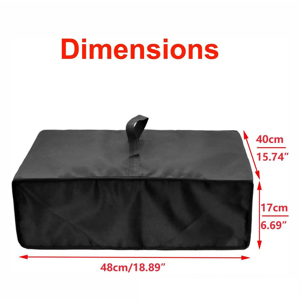 Retro Record Player Dust Cover Oxford Cloth Water Proof Scratch Resist Protective Universal Turntable Dust Cover