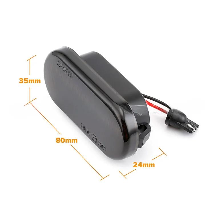 

Светодиодный последовательный боковой габаритный фонарь-указатель поворота, совместимый с VW Jetta MK4 Golf4 GTI R32 Passat B5 Lupo Polo Sharan Vento