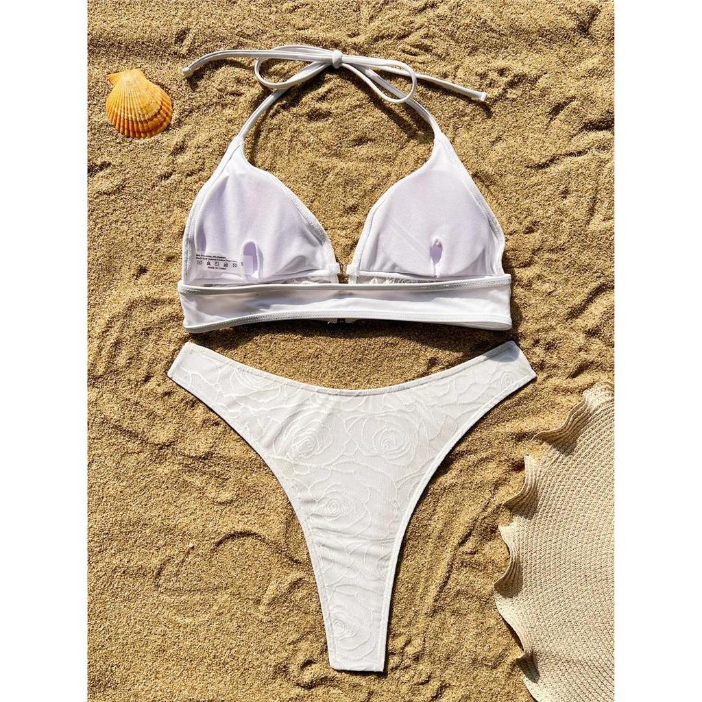 S - XL Halter High Leg Cut Brazilian Bikini Women Swimwear Two-Pieces Bikini Set Female Swimsuit Bather Bathing Suit Swim