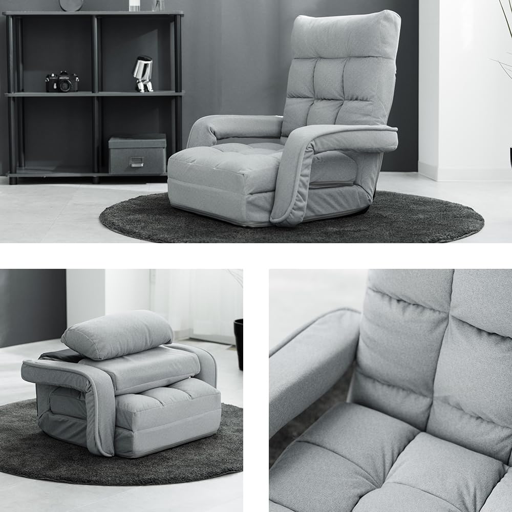 Takeda Corporation 42 Steps Gray 70 X 65 X 70 Cm Stain Resistant and Scratch Resistant 3Form Armchair [Seat Chair, Gear, Sofa] 3FMZ-70GRY