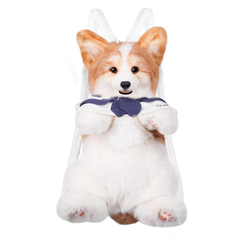 Chongker Plush Dog School Bag for Outings Backpack, Kids' Daypack,