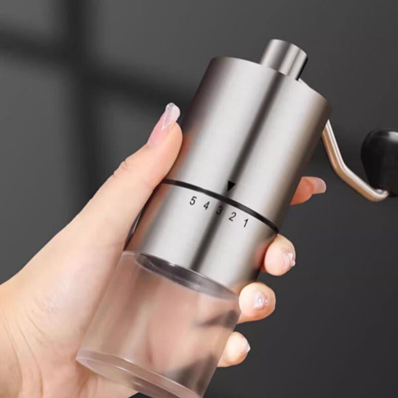 Přenosný ruční kávomlýnek SX s externím nastavením