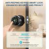 Fingerprint Door Lock, Smart Fingerprint Door Knob with Keypad, Biometric Door Knobs with App Control, Auto Lock Door Lock with Code, Keyless Door