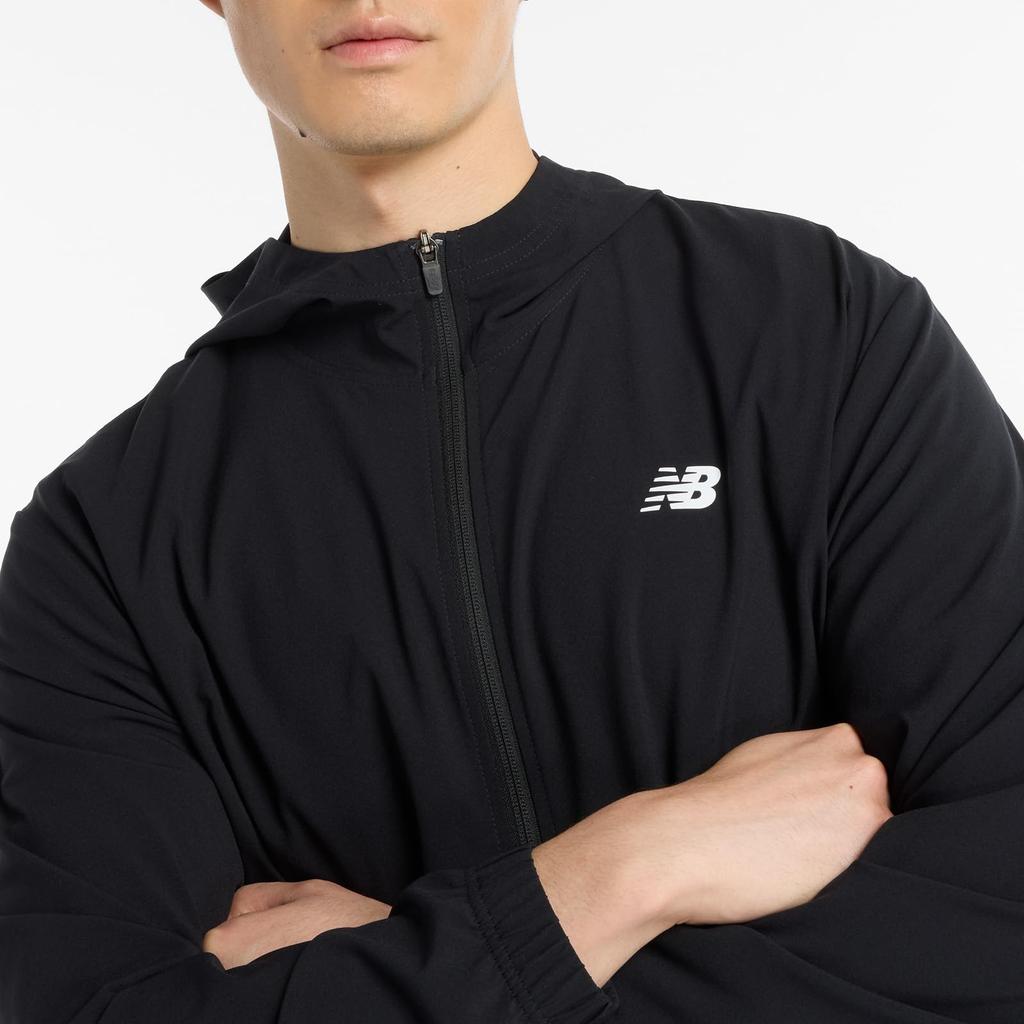 Sport Woven Jacket BK [New Balance] Men's (MJ51900) (Black)