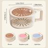 Multifunctional Kitchen Fruit Drain Basket Sink Vegetable Storage Basket with Lid 2-in-1 Cleaning Washing Filtering Fruit Tray