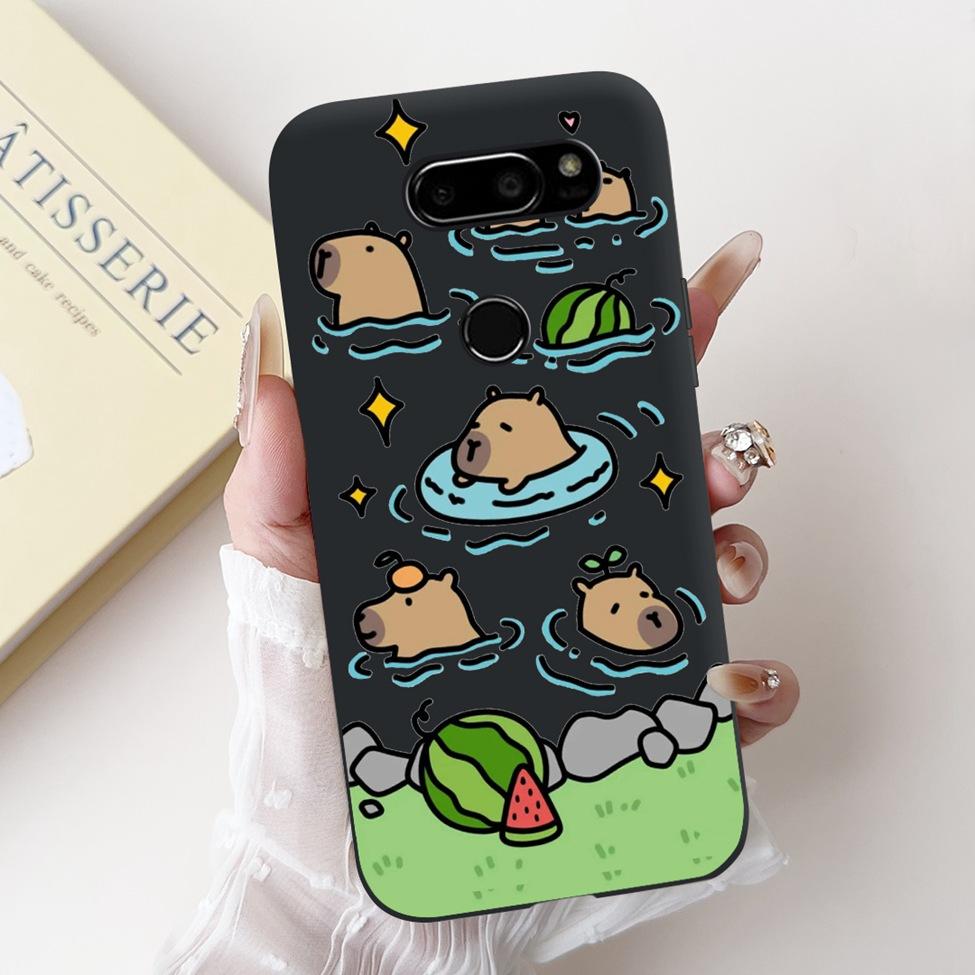 

Cover For LG V30 2017 Case Silicone Cute Cat Fashion Butterfly Flowers Love Painted Bumper For LGV30 2017 Phone Case H930 VS996 LG V30 2017