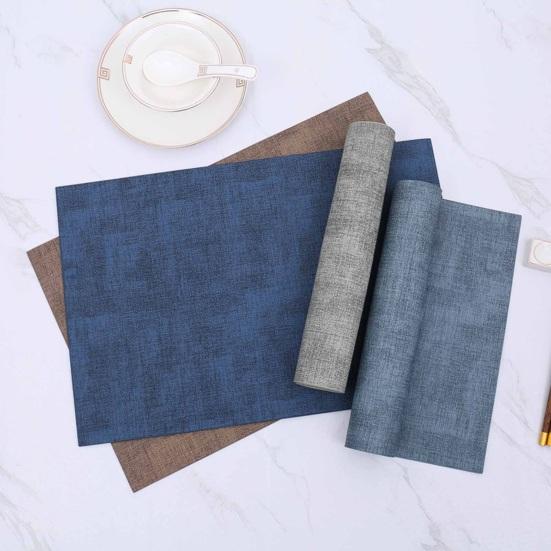 Non-Slip Placemat Heat Resistant Dining Table Mat for Plates Bowls Cups Teapots Reusable Washable Coaster for Kitchen Outdoor Use