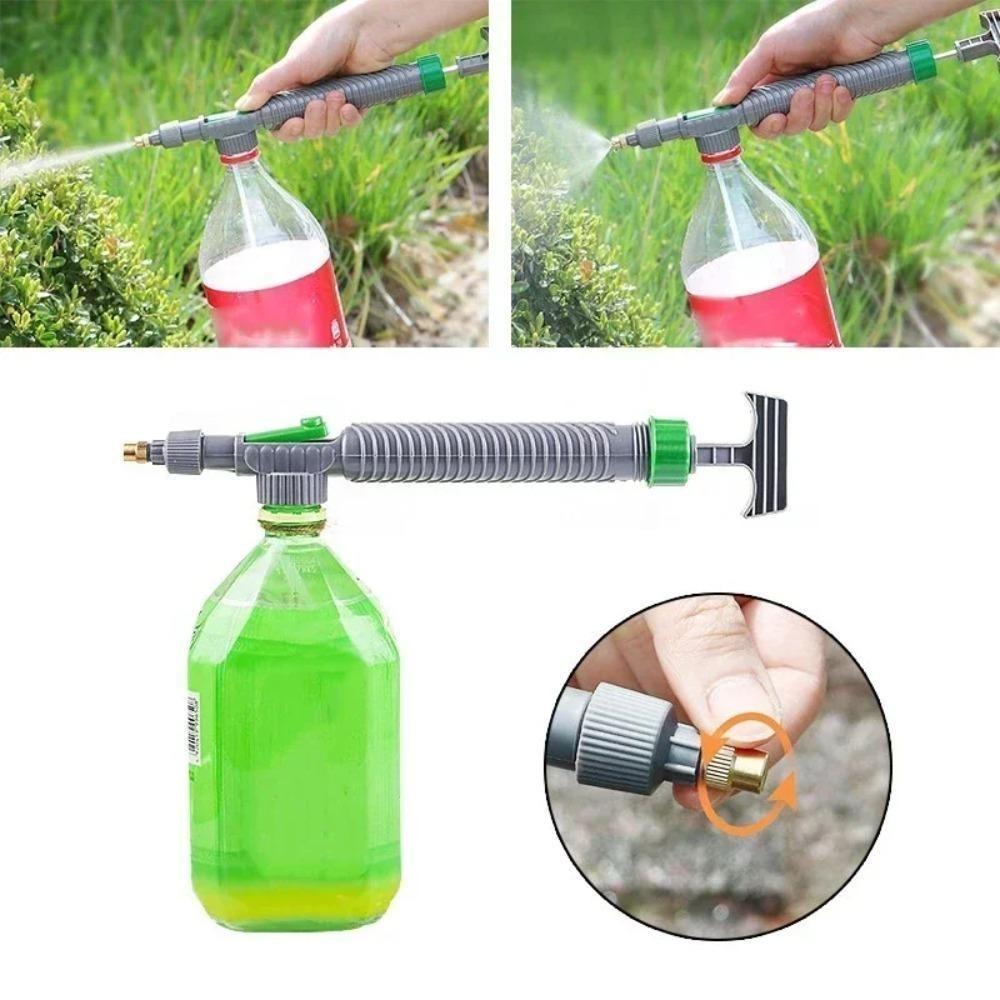 1PCS Watering Irrigation High Sprayer Water Pressure Flower Garden Gun Sprayer Head Juice Bottles Pressure Adjustable Spray Head