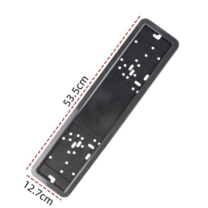 1Pcs Standard License Plate Stainless Steel Metal Frame Cover Ru Ua Eu Number Plate Holder Black License Plate Holder Mount