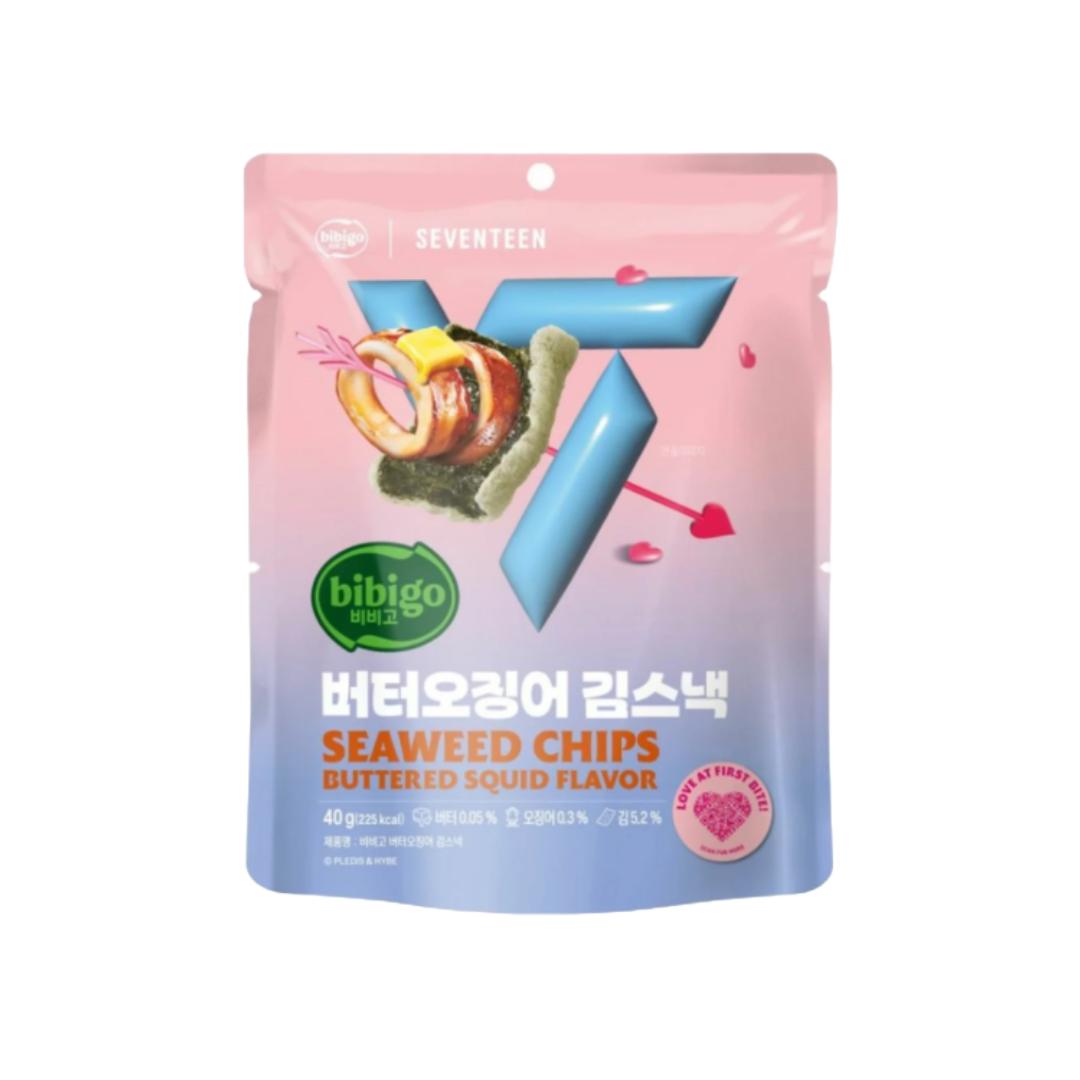 

[Bibigo X Squid Game] Закуска-масло из морских водорослей Bibigo со вкусом кальмара 40 г (3 варианта) 1 Pouch