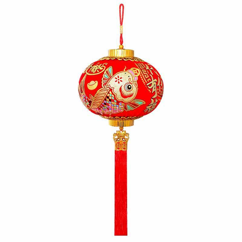 Chinesisches Neujahr Rote Laternen Ornamente - Frühlingsfest Wohnzimmer Dekorationen