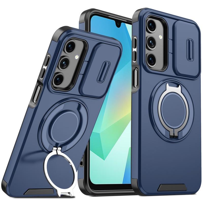 For Samsung Galaxy A55 A54 A35 A16 A15 A13 A06 A05 A05S Magnetic Finger Ring Holder Military Protective Case