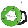 4.5mm 30/40/50M Cable Puller Fiberglass Fish Tape Reel Puller Conduit Ducting Rodder Green Electrical Wall Wire Fast Wire Puller