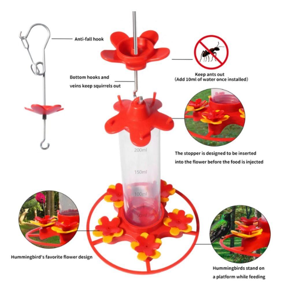 Anti-ants Honey Water Bird Feeder Leakproof Hanging Bird Feeder Hanging Hummingbird Feeder Patio