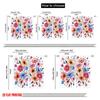 2pcs,2D plane printing Contemporary Curtains Floral Symphony Versatile 100% Polyester (without rod) Room Decor for Bedroom