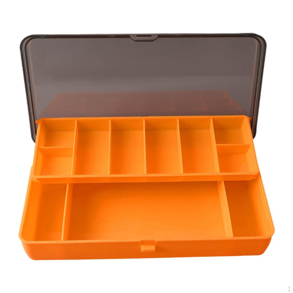 Fishing Gear Organizer Case with Dividers for Bait Storage And Outdoor Use